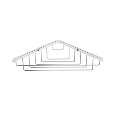 Saboneteira Canto Cromado Institucional 280x280x60mm Celite