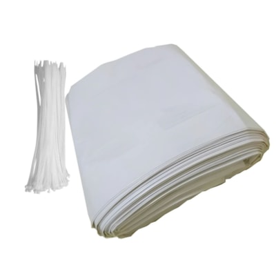 Sacos de Silagem 200 Micras 100 Unidades 52x110cm Agrometal