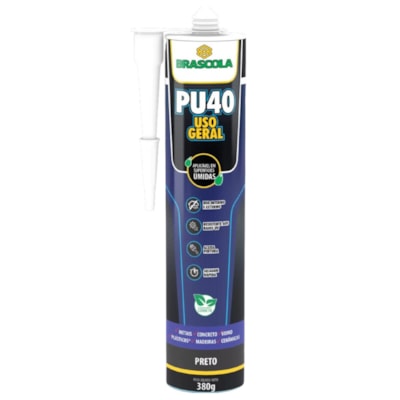 Selante Preto PU 40 380g - 3060038 Brascola
