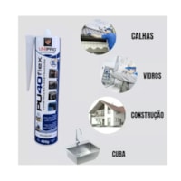 Selante PU 40 Cinza 400g - U-PU40FLEX-1 Unipro