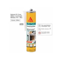 Selante PU Cinza 300mL Construção Sikaflex 416 - Sika