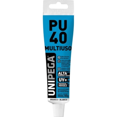 Selante Pu40 Bisnaga 80g Branco AES0512.0567 Unipega