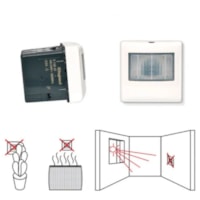 Sensor Presença Univ. 3 Fios 1000w Branco 2m - Pial Legrand