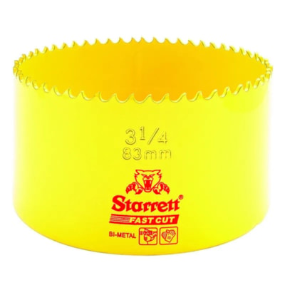 Serra Amarela Copo 83mm 3.1/4 Polegada Aço 5.5 DPP - Starret