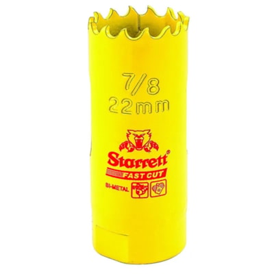 Serra Amarela Copo Aço 5.5DPP 22mm 7/8 Polegadas - Starret