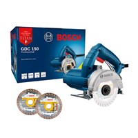 Serra Mármore a seco GDC 150-1500W 220V com 2 discos Bosch