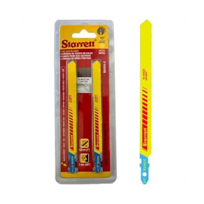 Serra Tico Tico 100mm 24 dentes 2 unidades BU424-2 Starret