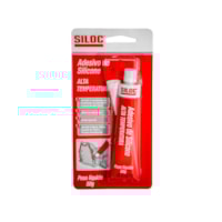 Silicone Acético Alta Temperatura Vermelha 50grs Siloc