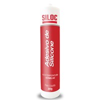 Silicone Acético Vermelho Alta Temperatura 280g Siloc 605008