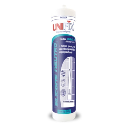 Silicone Neutro Para Construção 260G Incolor 442301U Unifix