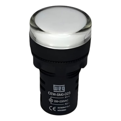 Sinaleiro CEW-SM2-D23 Monobloco 22mm 220v Luz Branca - Weg