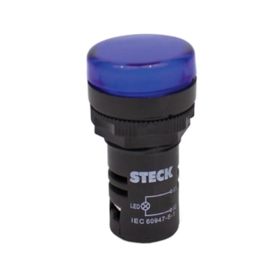 Sinaleiro LED 110V Azul – Modelo SLDS110/4 - Steck