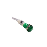 Sinaleiro neon com rabicho LK-10 220v verde Lukma