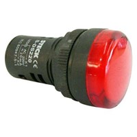 Sinaleiro Vermelho 24V Redondo 22mm LED Steck