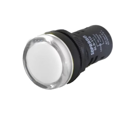 Sinalizador 22mm Branco 110VCA Soprano