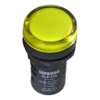 Sinalizador Amarelo 22mm 220vca - Soprano