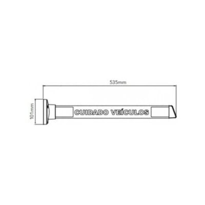 Sinalizador De Garagem Led Slim Bivolt - Ilucitron