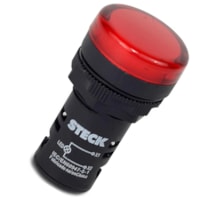 Sinalizador Led Vermelho 110V Plastico - Steck
