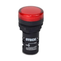 Sinalizador Led Vermelho 110V Plastico - Steck