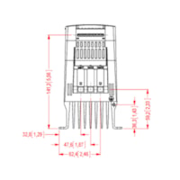Softstarter 30A 10CV 220V 20CV 380V SSW070030T5SZ - Weg