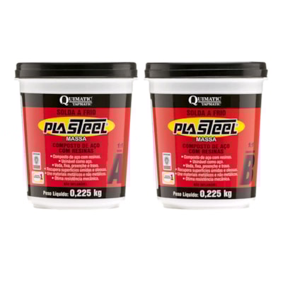 Solda A Frio Plasteel Massa 450gr Tapmatic