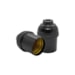 Soquete Baquelite Sem Interruptor E27 Preto 8005.B Germer