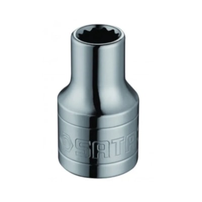 Soquete Estriado 1/2" com Encaixe 1/2'' Sata