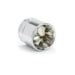 Soquete estriado 1/2" x 19 mm Sata