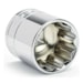 Soquete Estriado 3/4" Pol X 46mm ST16620SC Sata