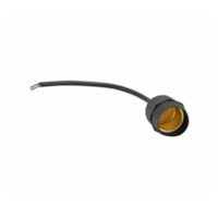 Soquete Preto com Rabicho PPE E27 4A 150mx75mm 250V G-Light