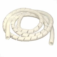 Spiral Tube Plástico 1/8 Pol. Branco Rolo de 50m Hellermann