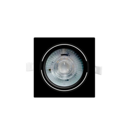 Spot Embutir Quadrado Led 10W PAR30 4000K 45G PT - Taschibra