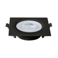 Spot Embutir Quadrado Led 10W PAR30 4000K 45G PT - Taschibra