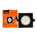 Spot Embutir Quadrado Led 5w 3000K Preto FoxLux