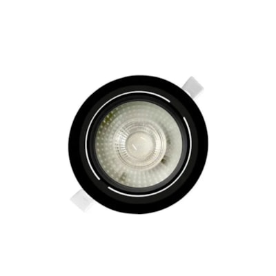 Spot Embutir Redondo Led 10W PAR30 4000K 45G Pt - Taschibra