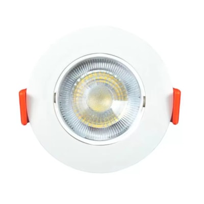 Spot Embutir Redondo Led 12W 3000K 110X110X37MM LLUM 43092