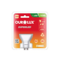 Superled GU10 6W BIV 3000K 100º - OuroLux 20087