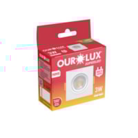 Superled Mini Spot De Embutir 3W 4000K 05610A OuroLux