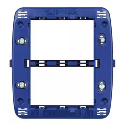 Suporte 4x4” Living Light Azul Bticino SLN4726