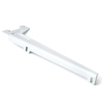 Suporte Aço Versátil Com Aba Direita 20cm Branco Ordenare