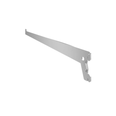 Suporte de Aço Versátil 30cm com Aba Direita Branco Ordenare