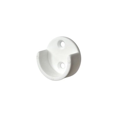 Suporte Para Cabideiro Meia Cana Branco CT C/2 8921 BemFixa