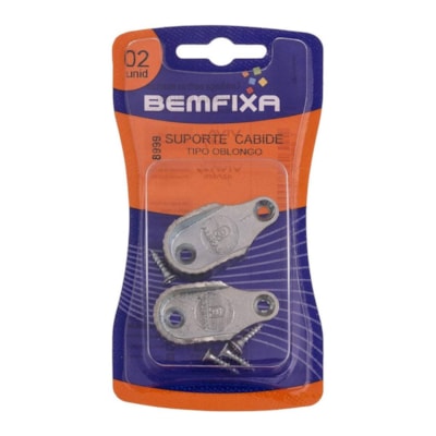 Suporte para Cabideiro tipo Oblongo - Bemfixa 8999