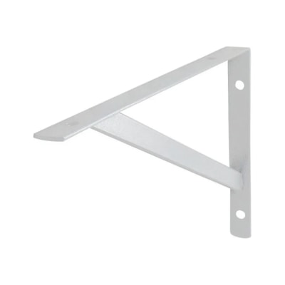 Suporte Para Prateleira Mão Francesa 25cm Branco BemFixa 6116