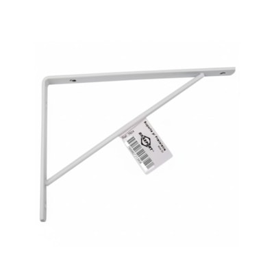 Suporte Prateleira Branco Leve Mão Francesa 15cm - Brasfort