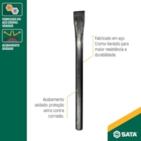 Talhadeira Encaixe Sextavado 250X22mm ST90831G Sata