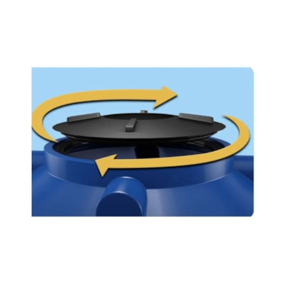 TANQUE   5000L POLIETILENO AZUL FORTLEV  (RETIRA CD)