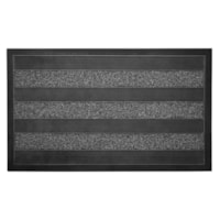 Tapete Borracha Preto 45x75cm Cactos - Kapazi