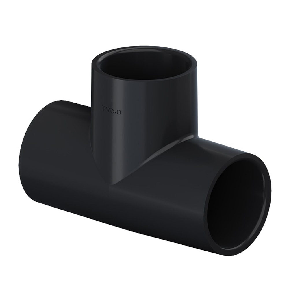 TÊ PVC-U Industrial Sch80 2.1/2” Polegada Soldável Tigre - Loja Agrometal