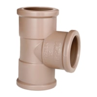 Te Soldável 50mm Marrom 20002011 Plastilit
